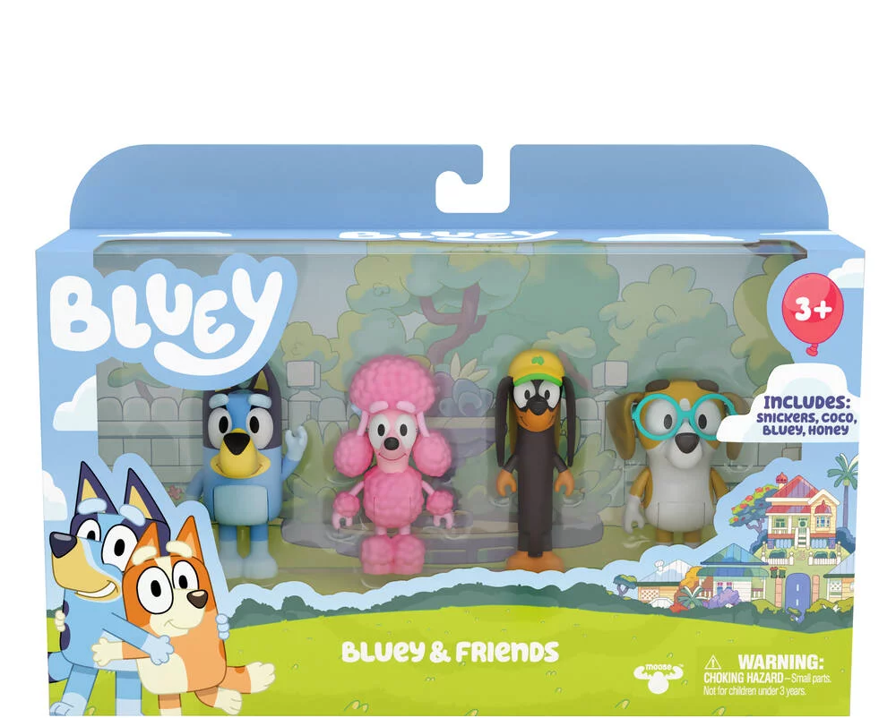 BLUEY - FIGURINE LES AMIS DE BLUEY