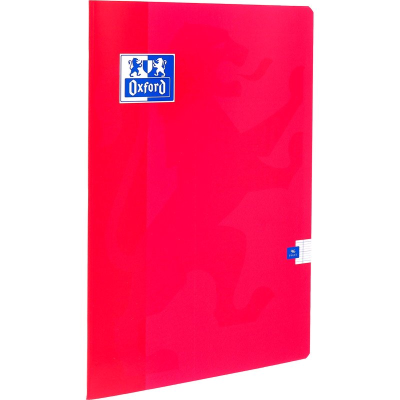 Cahier classique Oxford A4 assorti - grands carreaux - 96 pages