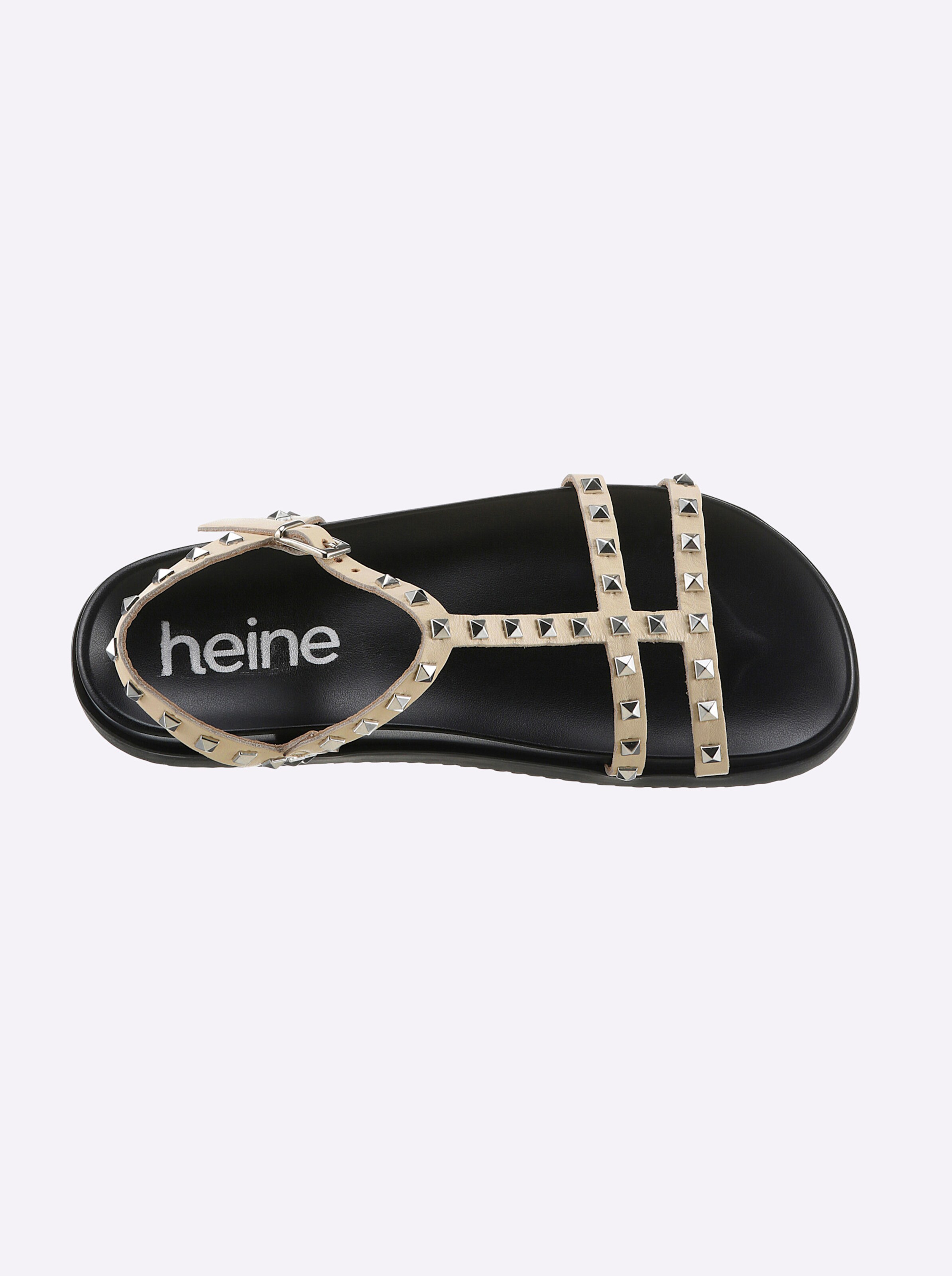 heine Sandale in beige
