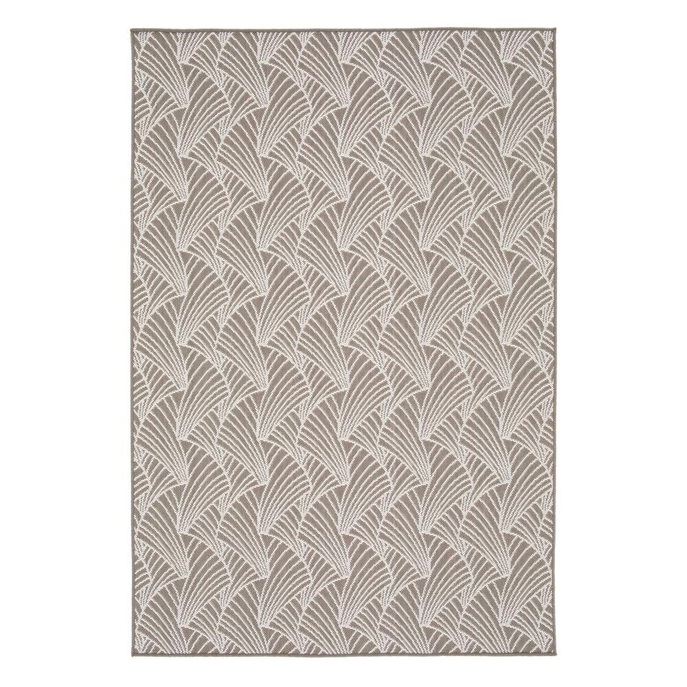 Außenterrassenteppich - 155X230 Marsanne Rpet (Polyester Recyclé) Beige Eventail Beige-bi