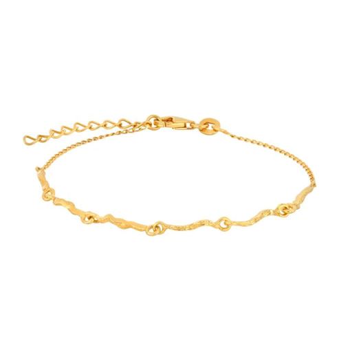 Nordahl Movie Armbånd, Guld, 17 3 cm