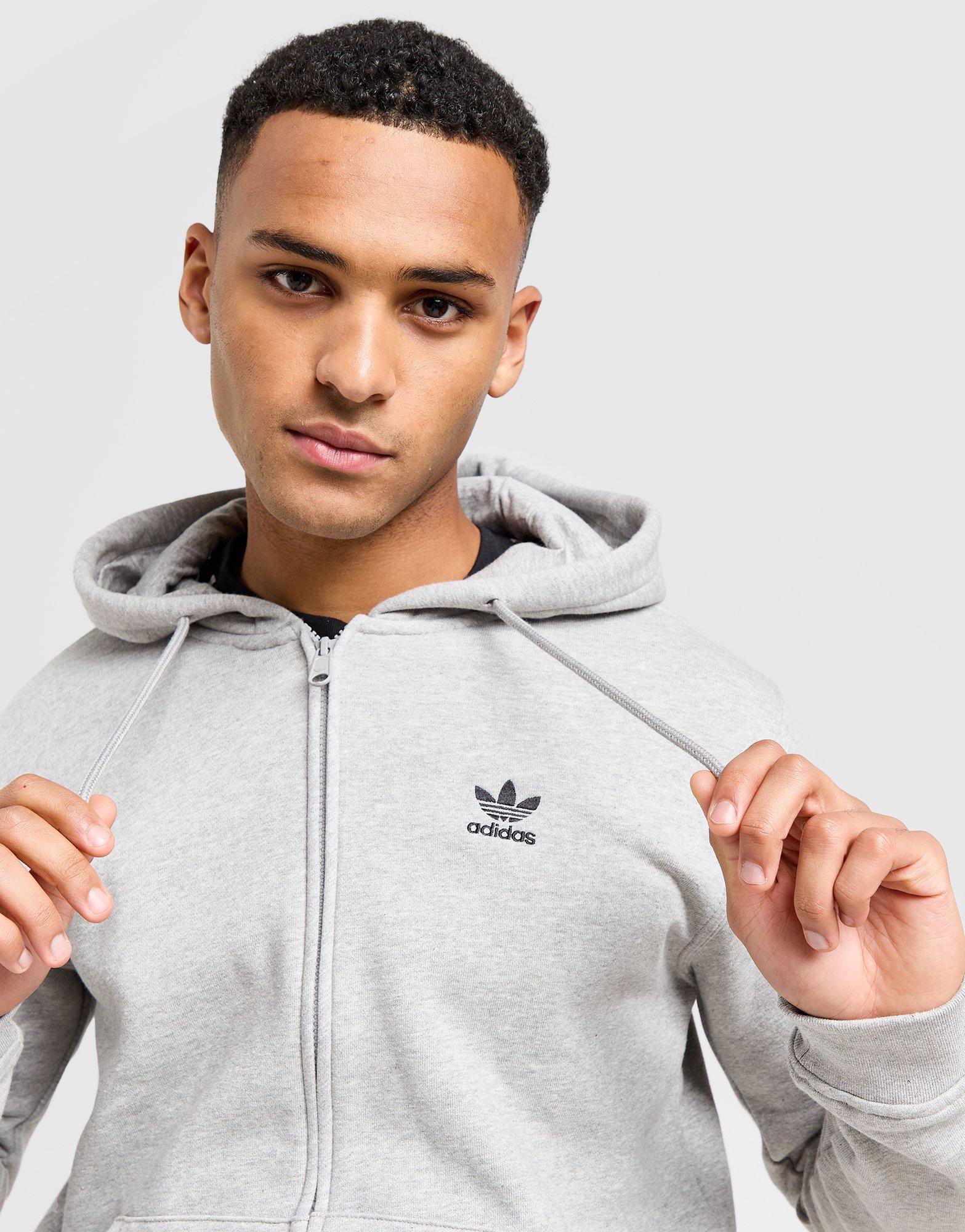 adidas Veste à capuche entièrement zippée Trèfle Essentials