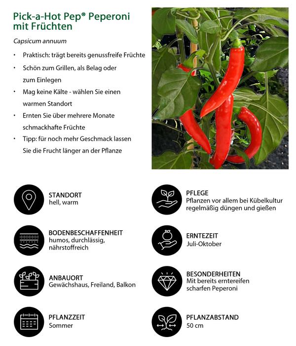 Pick-a-Hot Pep® Peperoni mit Früchten