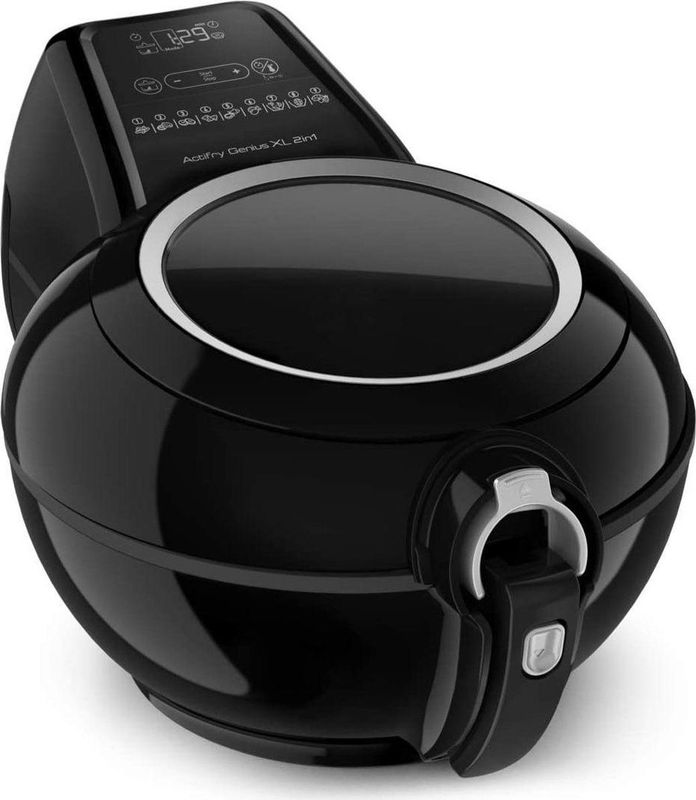 Tefal ActiFry Genius XL YV9708 - Heteluchtfriteuse - Zwart - Friteuse dubbel - 1500 W