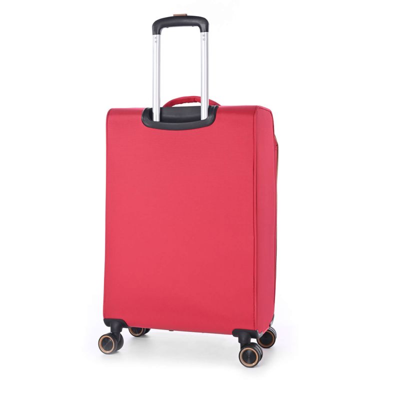 Lot de 3 valises souples 345 Extensibles 55, 67 et 79 cm Fuschia