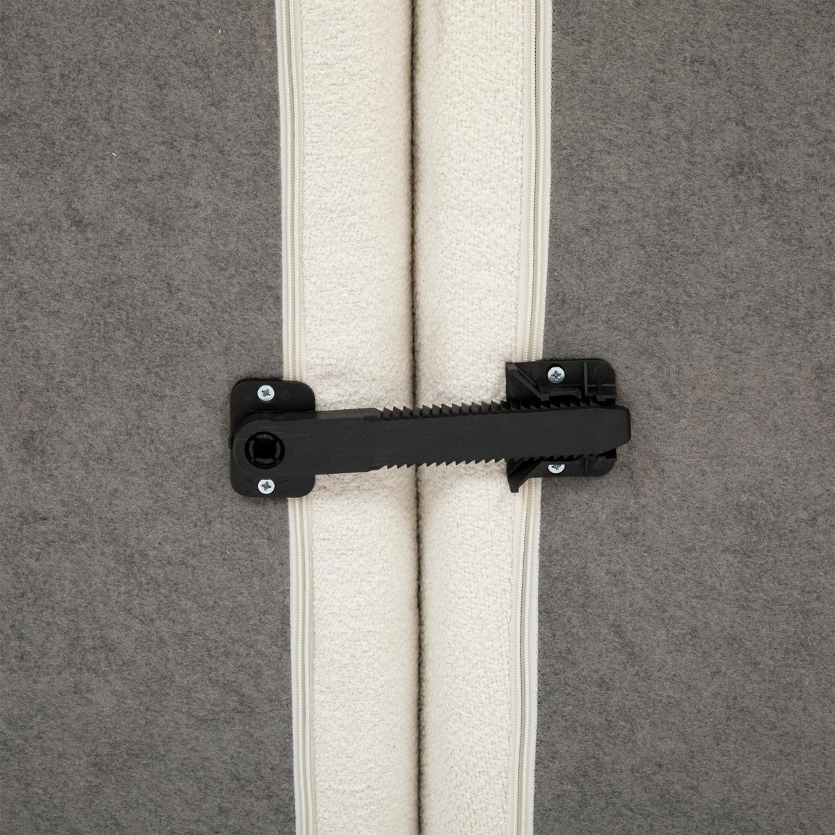 BANQUETTE BOUCLETTE KIONA 2 PLACES BLANC