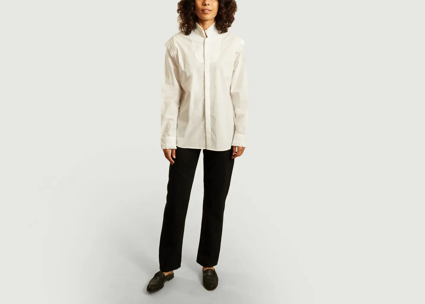 Chemise avec volants Flore Sarah de Saint Hubert