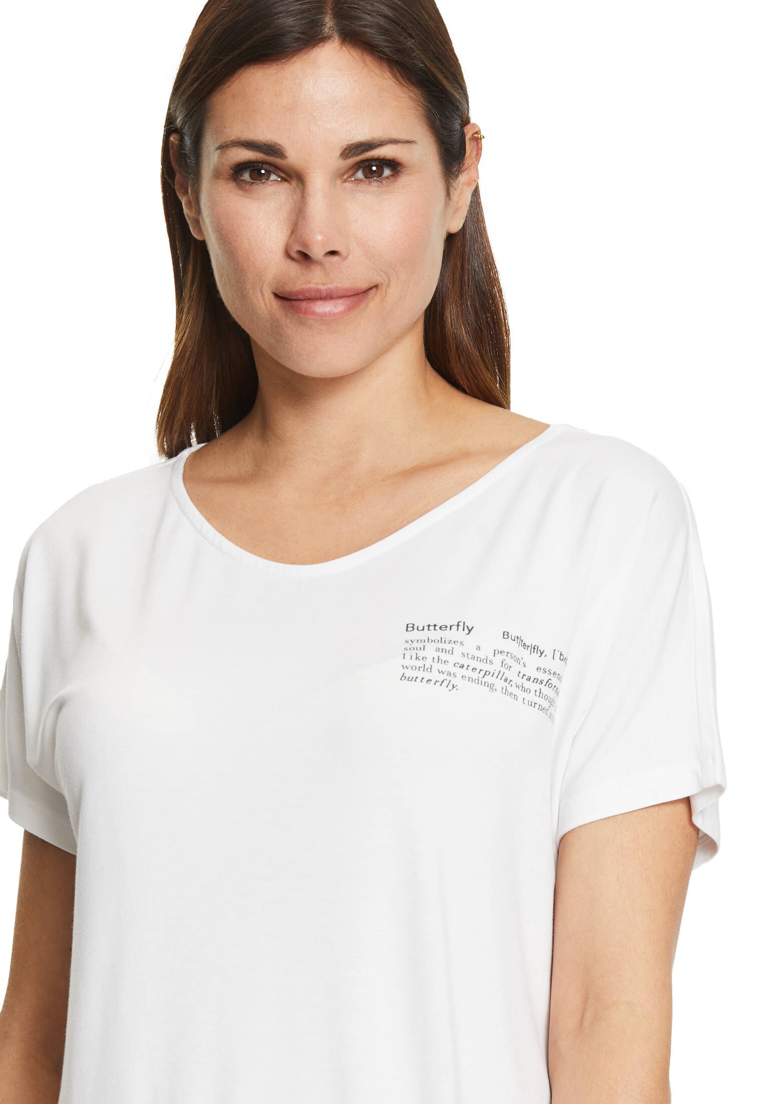 Betty Barclay| Damen Oversize-Shirt mit V-Ausschnitt