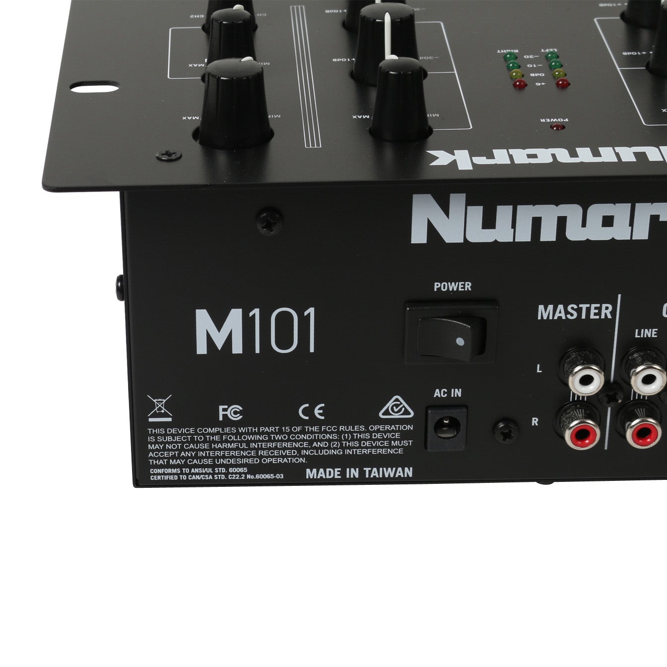 Numark M101 Total Black 2-kanaals scratch mixer