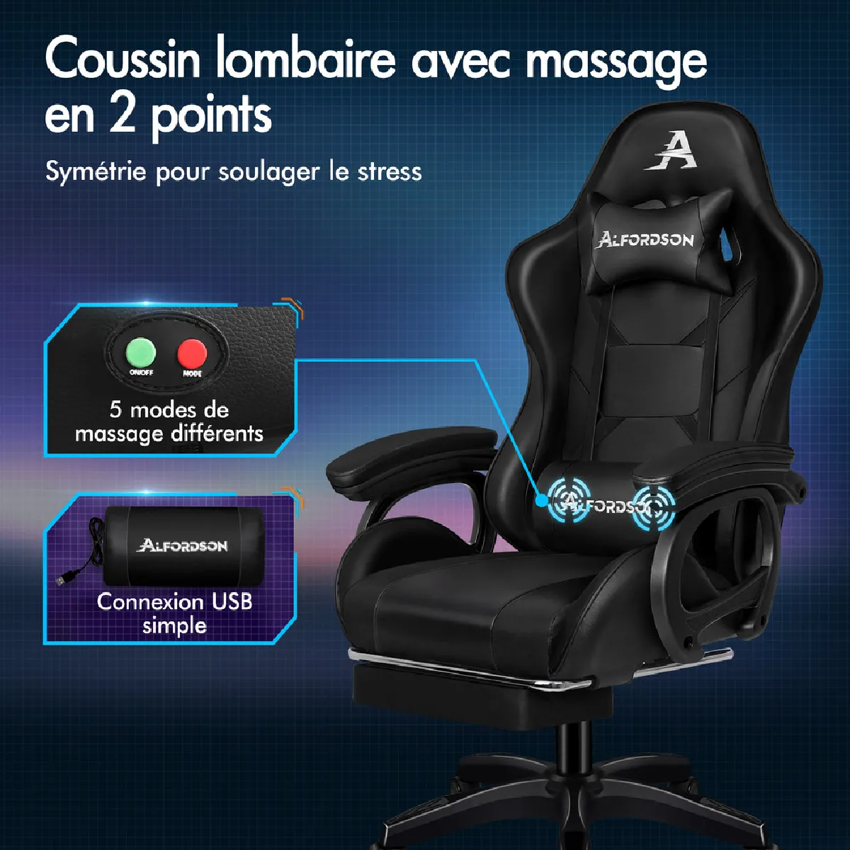 Alfordson Chaise Gaming