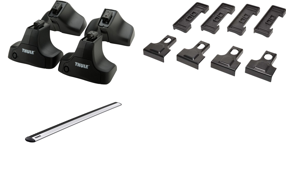 Tagbøjler, Thule WingBar EVO Grå