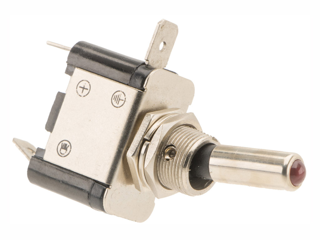 BBA Heavy Duty 2-polige LED tuimelschakelaar