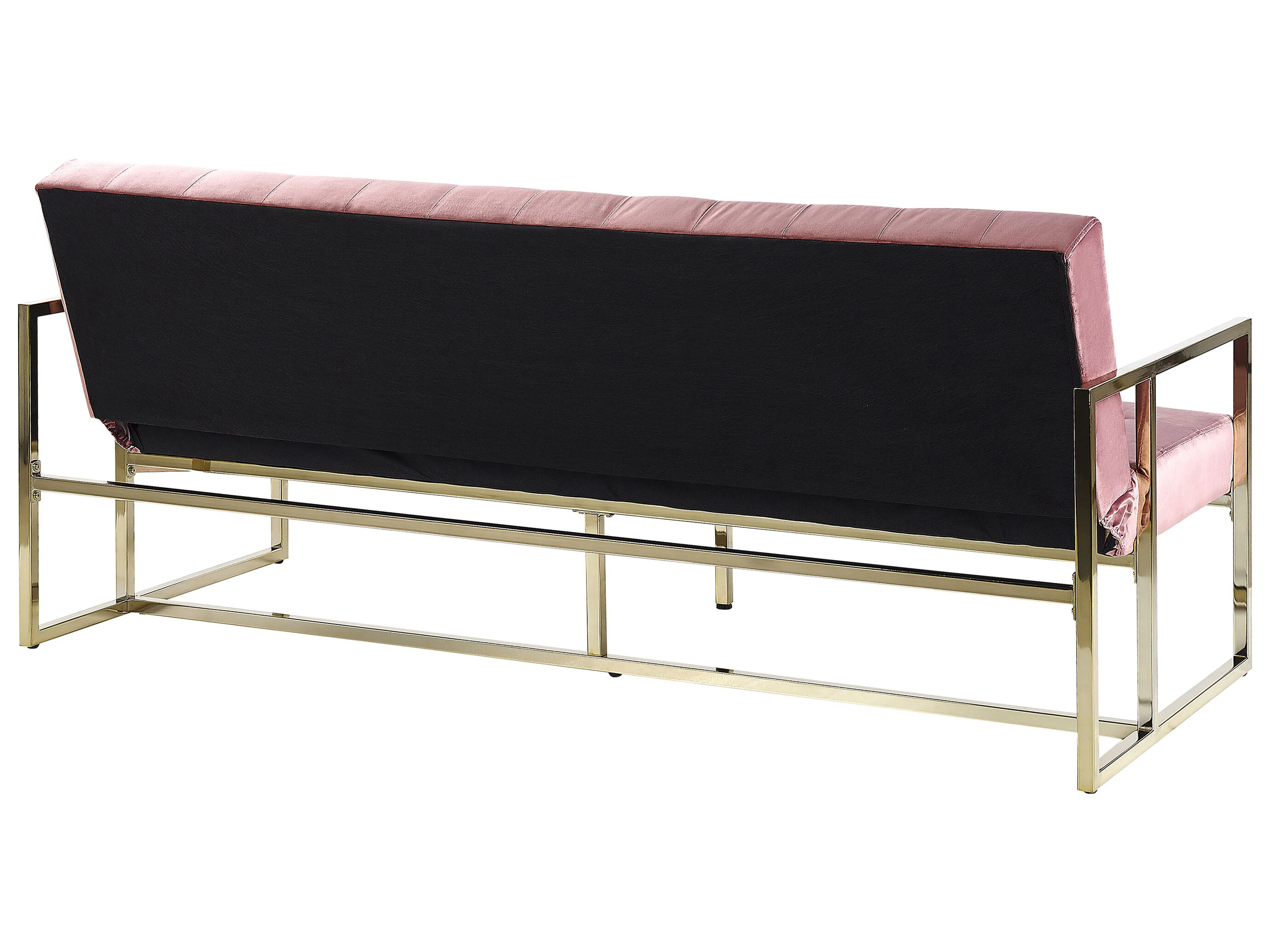 Slaapbank 3-zits MARSTAL Fluweel Roze