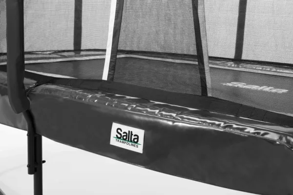 Salta 5376A, Trampolin, Rektangulær, 180 kg, 5 År, Safety net, Sort