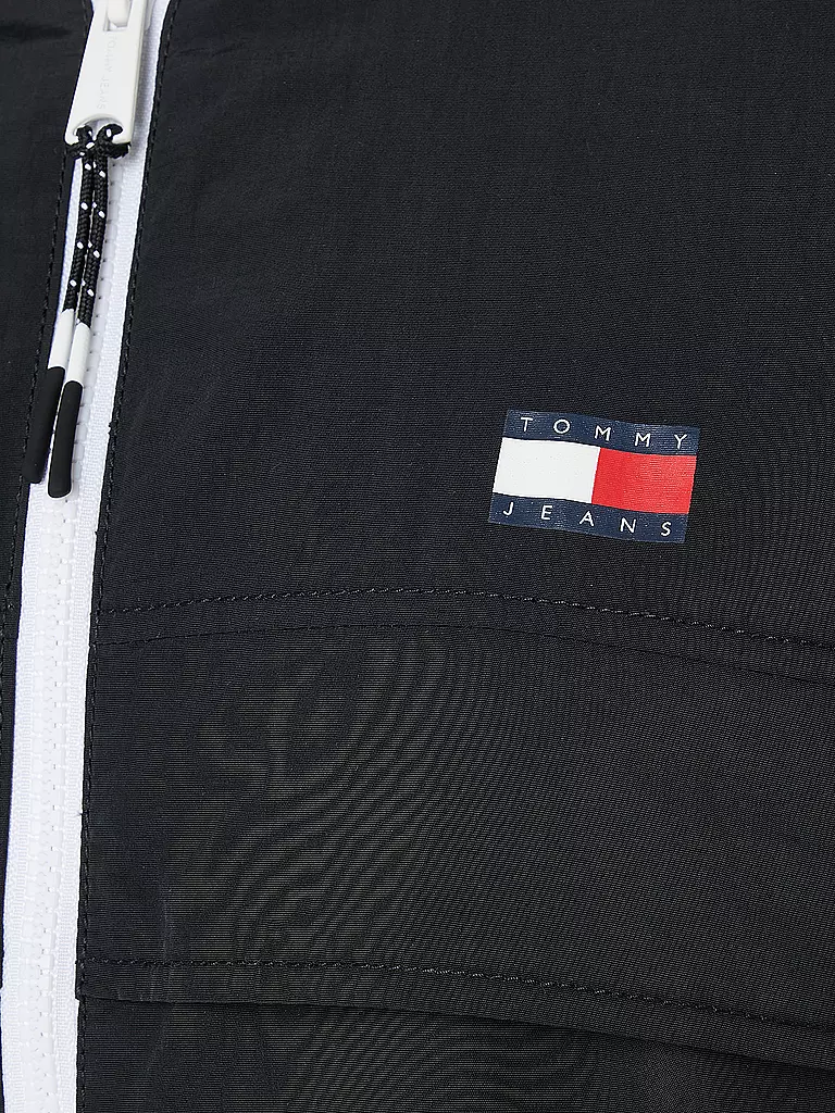 TOMMY JEANS Windbreaker  schwarz