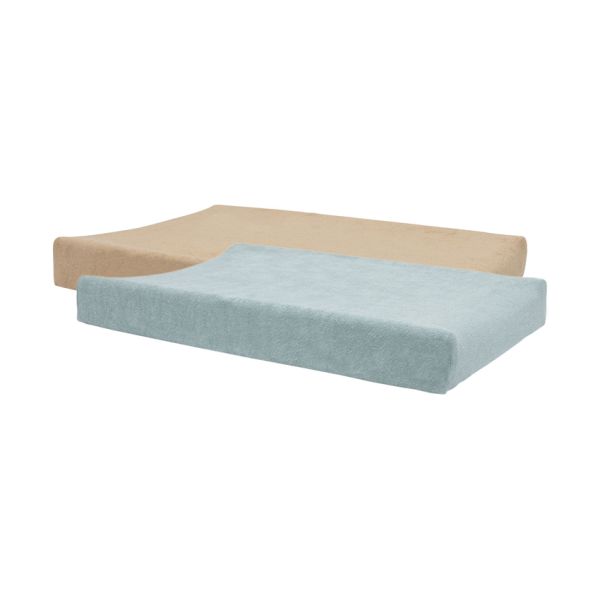 Jollein Aankleedkussenhoes - 2 Stuks - 50 x 70 cm - Badstof