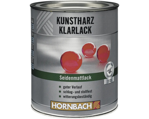 HORNBACH Synthetische Hars Blanke Vernis, Satijn Finish, 750 ml