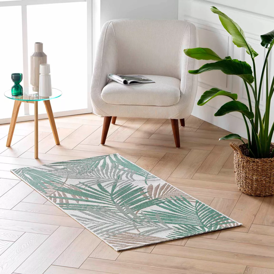 Tapis tissé (80 x 150 cm) Joao Vert