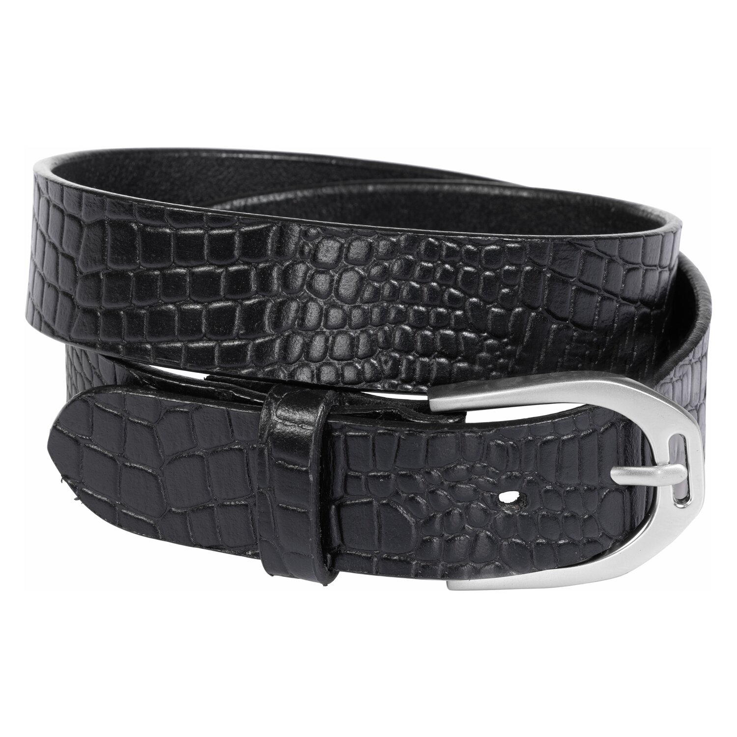 Cheval de Luxe Gürtel Croco Limoges  - black