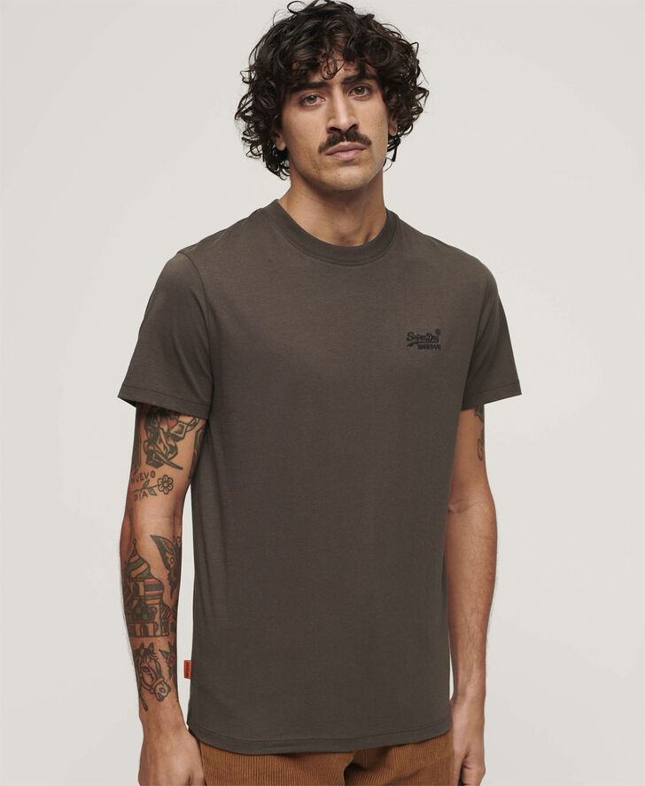 Superdry ESSENTIAL LOGO EMB TEE UB Vintage black