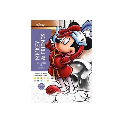 Coloriages mystères Disney - Mickey and Friends - livre à colorier (livre de poche)