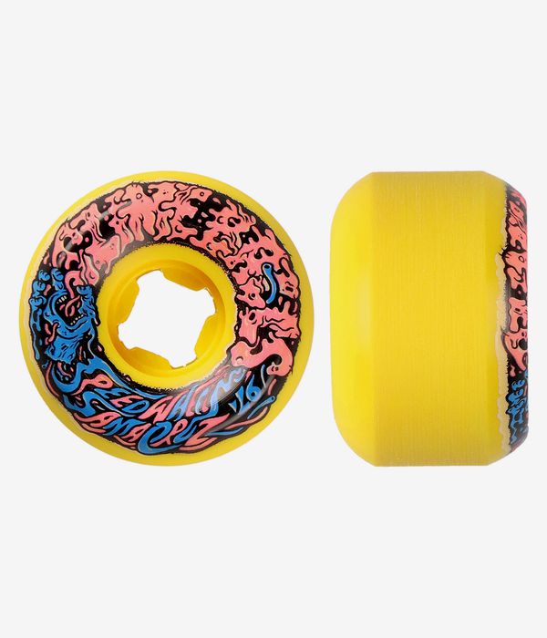 Santa Cruz Vomit Mini Slime Balls Rollen (yellow) 54mm 97A 4er Pack