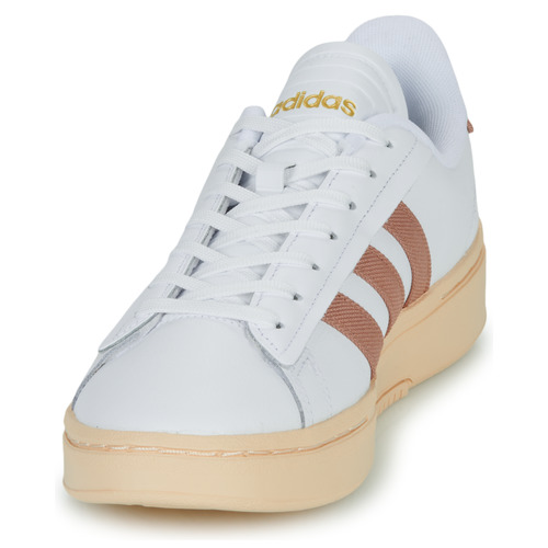 Adidas Sportswear - GRAND COURT ALPHA - Blanc / Rose