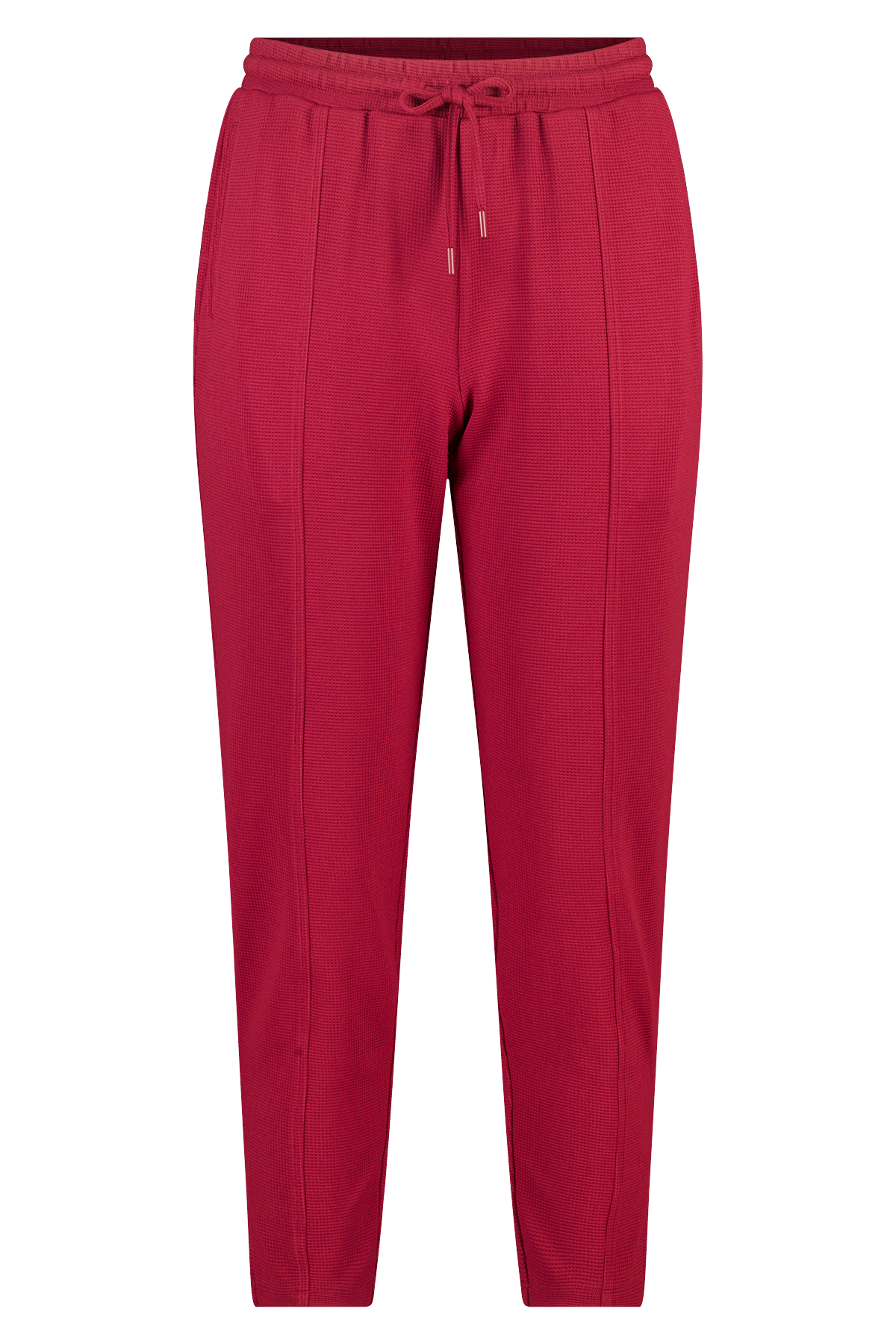 Broek met siernaad Bessen rood