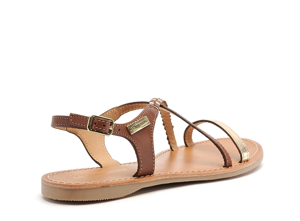 Les tropeziennes nu pieds plats femme hanano marron