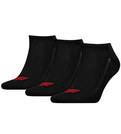 Levis Sneaker-Socken - Low Cut - 3er-Pack - Schwarz