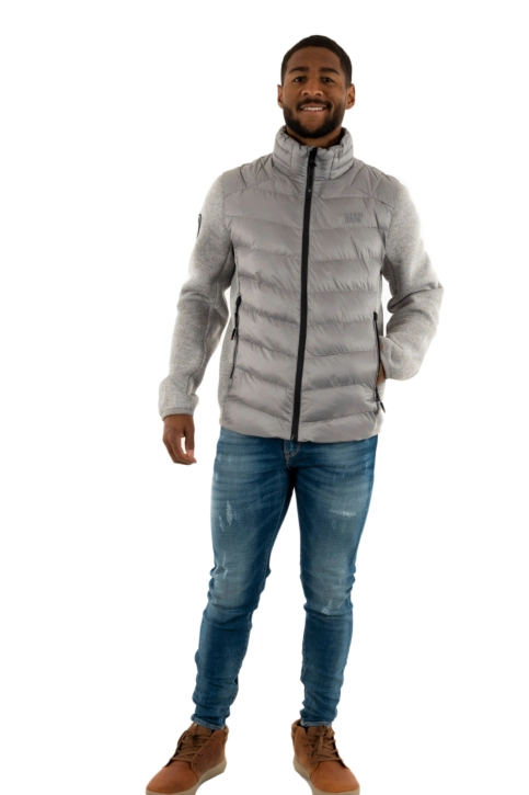 Doudounes superdry storm knit hybrid padded 07q grey marl