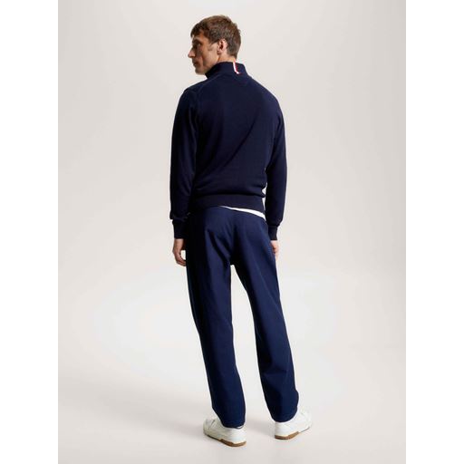 Tommy Hilfiger Pima Zip Pullover, Desert Sky, L