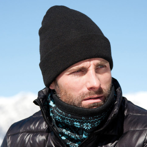 Gorro térmico leve para inverno (3m 40g) com isolamento Thinsulate.