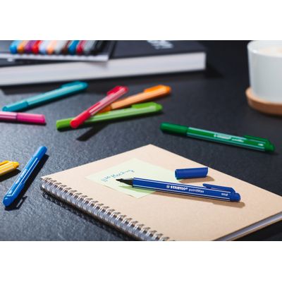 STABILO PointMax - 15 feutres d'écriture - pointe moyenne - couleurs assorties