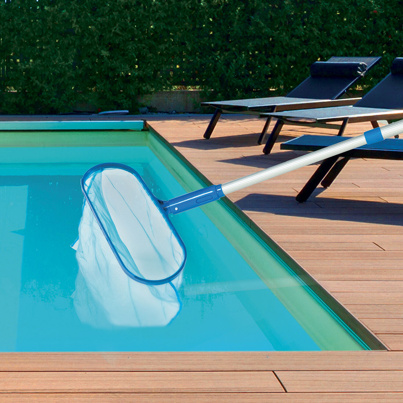 Pratik Garden Kit entretien pour piscine bleu