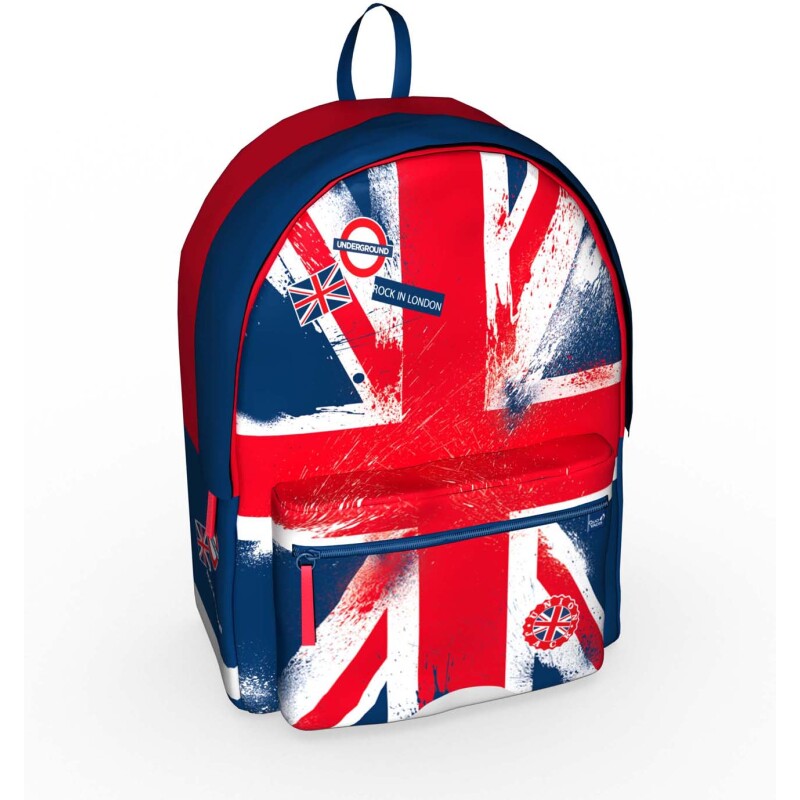 Quo Vadis - Sac à dos - Cities - 28x40x13 cm - Toile (polyester) - 1 compartiment(s) - Avec bretelles- par 2