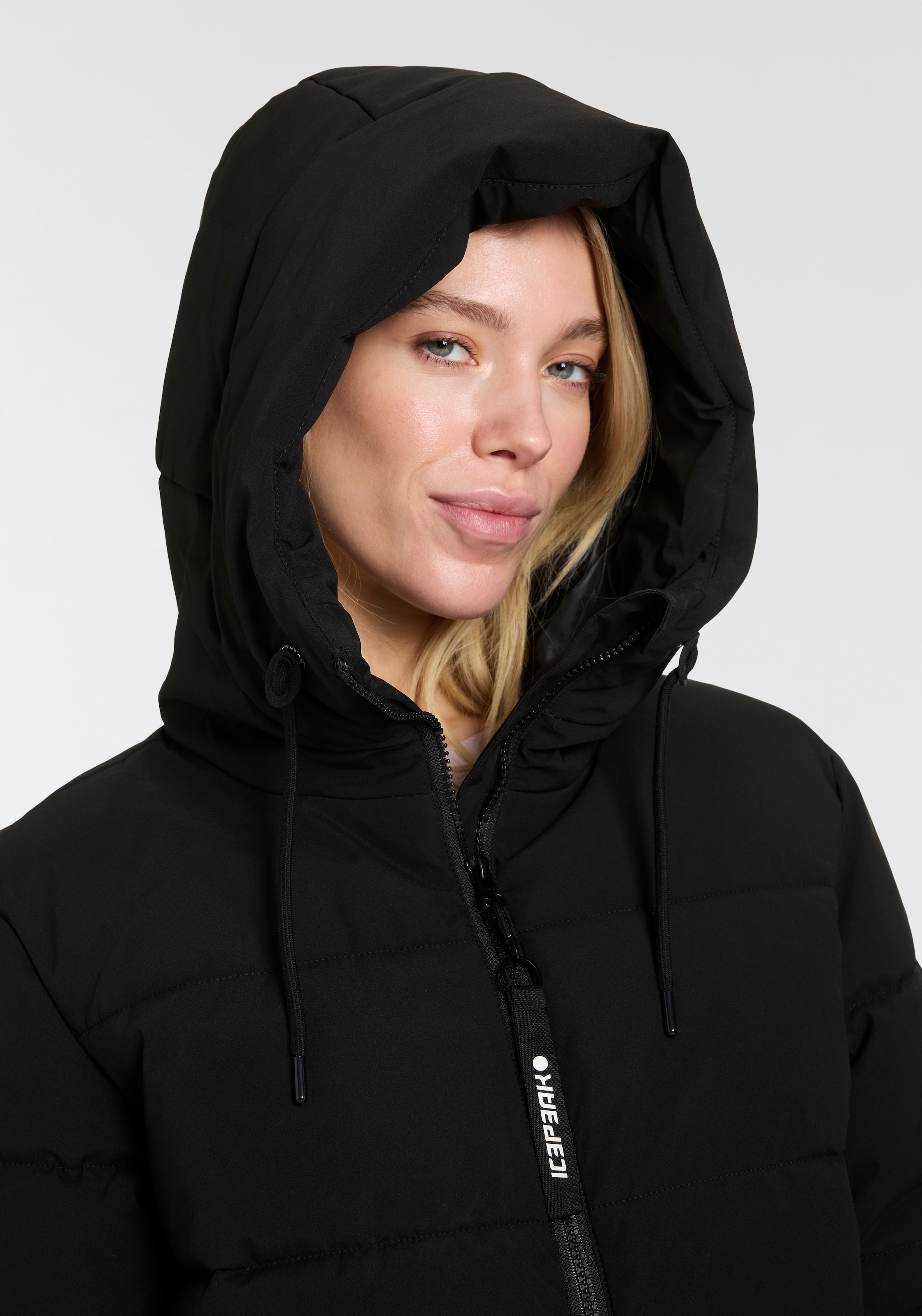 Icepeak Steppjacke »ADAMAN« 1 Stk. tlg. mit Kapuze mit Reissverschluss
