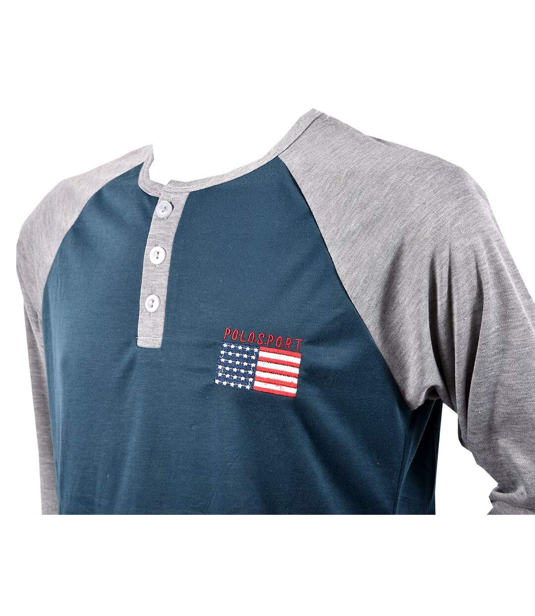 Pyjama Homme Long SWEET SECRET Q2763 POLO SPORT BLEU