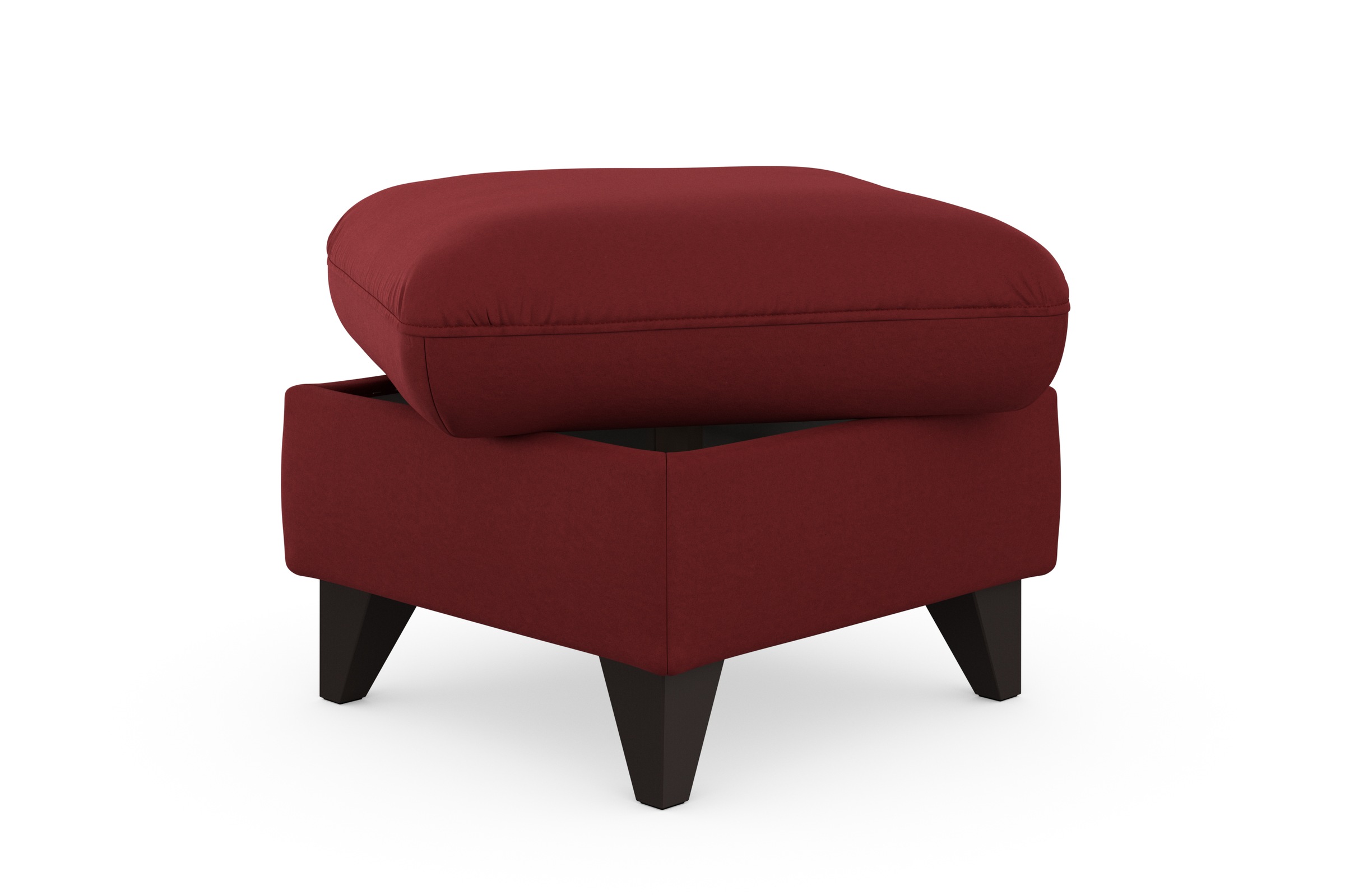 sit&more Stauraumhocker »Mellum« mit Stauraum und wengefarbenen Holzfüssen