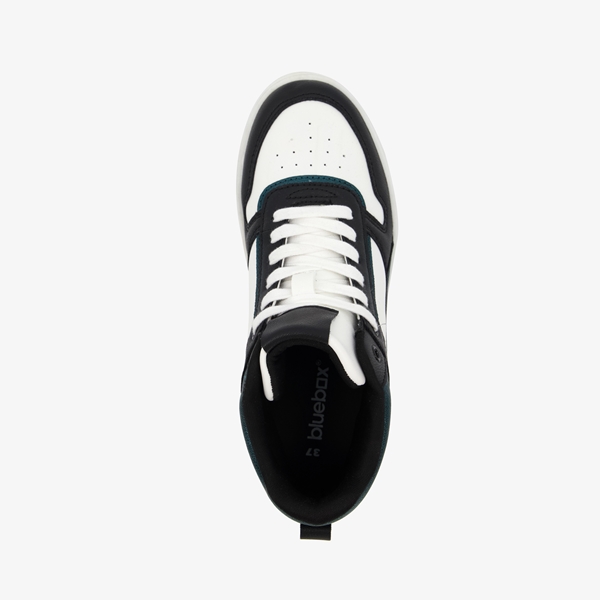 Blue Box hoge dames sneakers zwart/groen