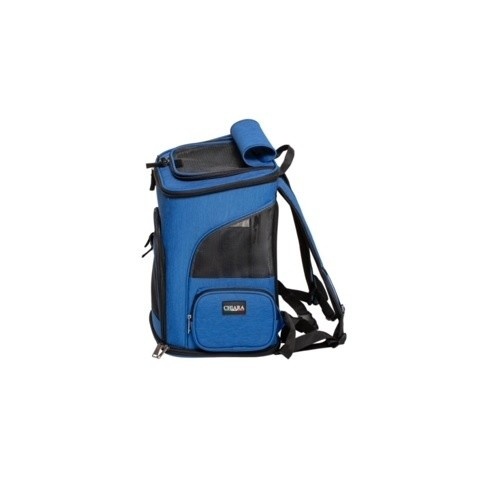 Mochila azul para transporte