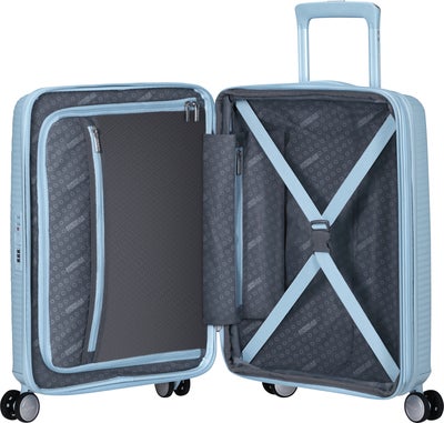 American Tourister Soundbox Spinner Koffert 35,5L, Pastel Blue