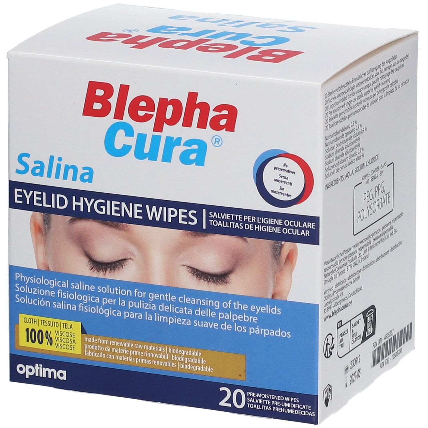 BlephaCura® Salina Lid-Tücher