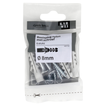 KARWEI Basisplug 8x40mm   uni 5x50mm 6ST