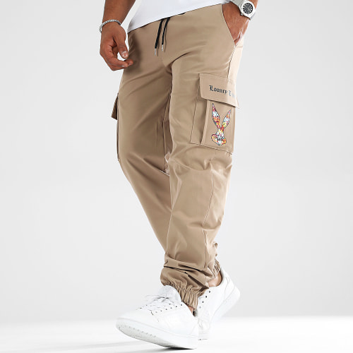 Pantalon Cargo Bugs Bunny Graffiti Beige