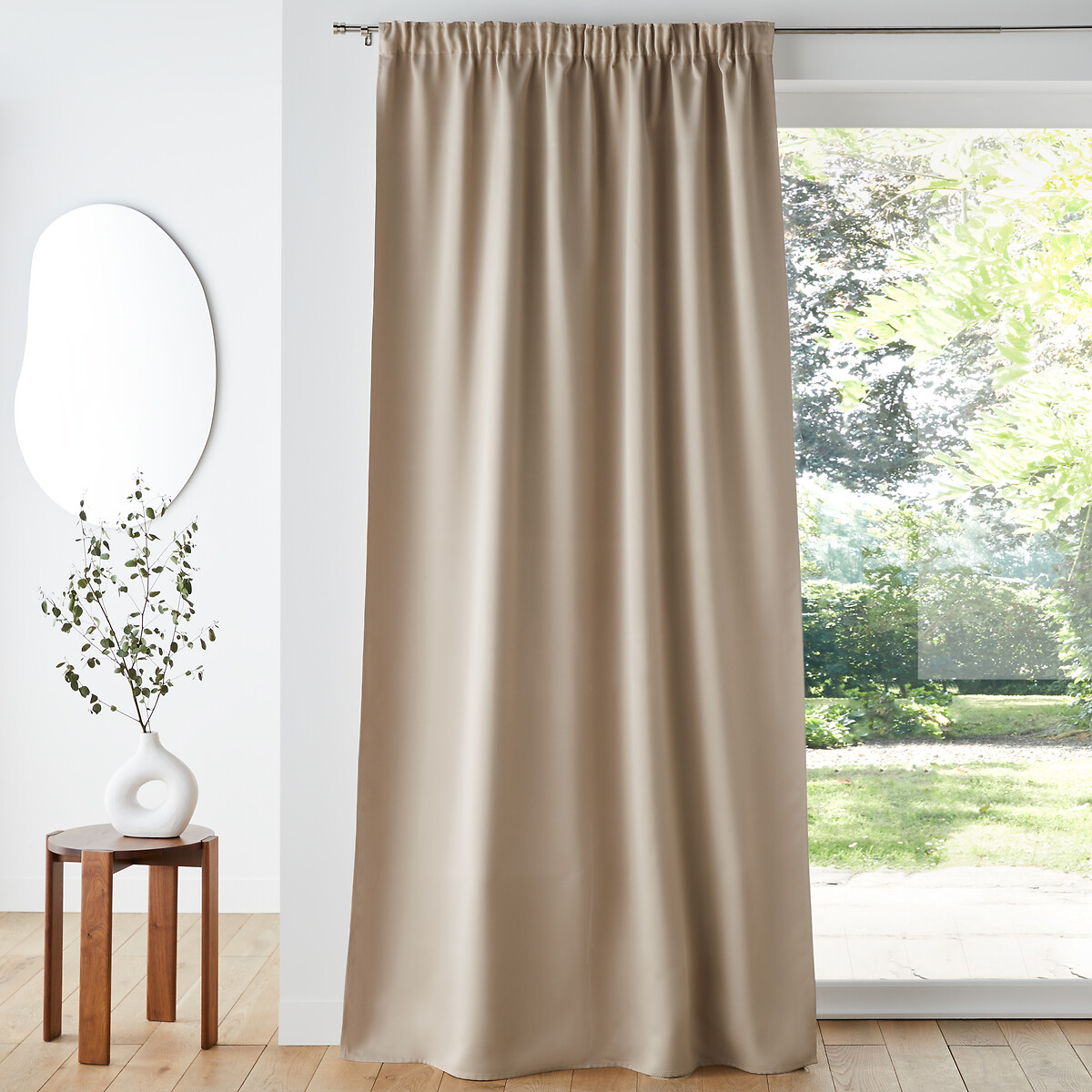 LA REDOUTE INTERIEURS<br>Cortina blackout com acabamento franzido, Voda
