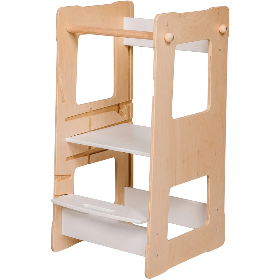Montessori® Montessori® Lernturm XL++ Tafel-Spiegel-BrettRutsche Montessori® Kindermöbel mehrfarbig