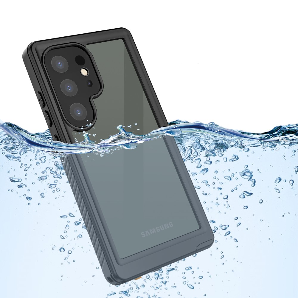 Samsung Galaxy S24 Ultra Wasserfeste Outdoor Schutz Hülle (IP68) - Schwarz
