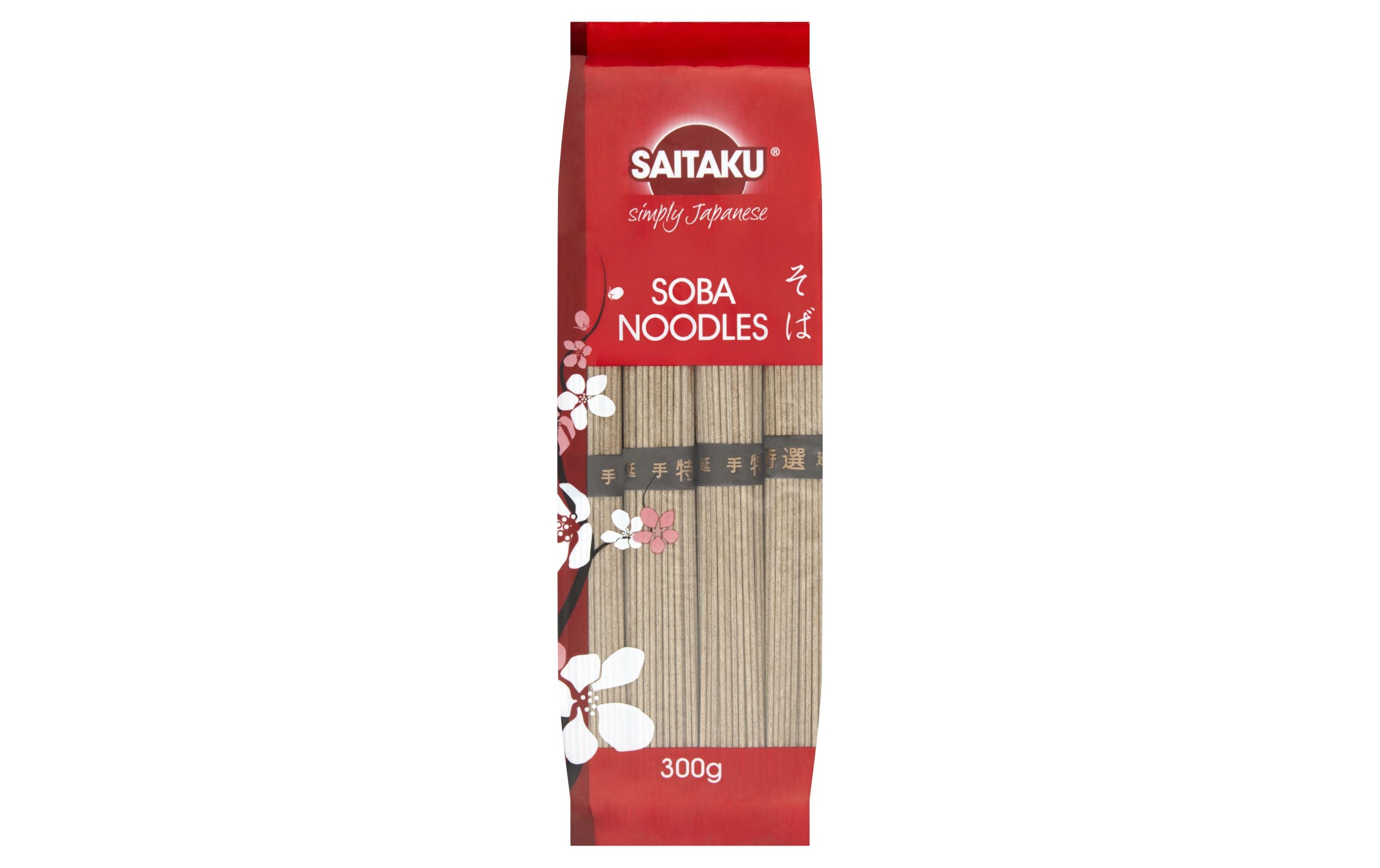 Soba Noodles 300 gTeigwaren aus Weizen- und Buchweizenmehl