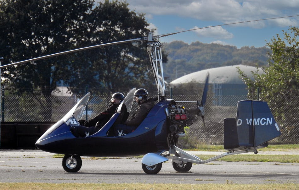 Tragschrauber fliegen